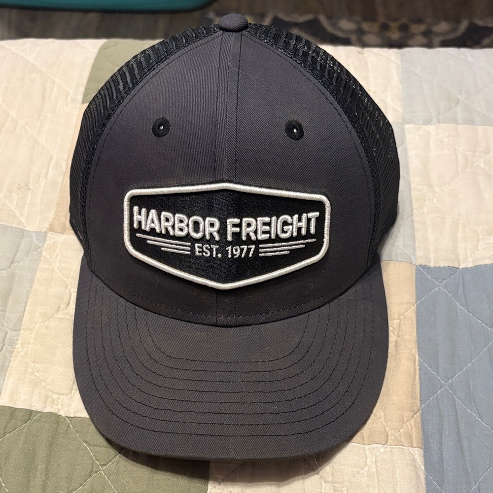 Harbor Freight Blue Trucker Hat
